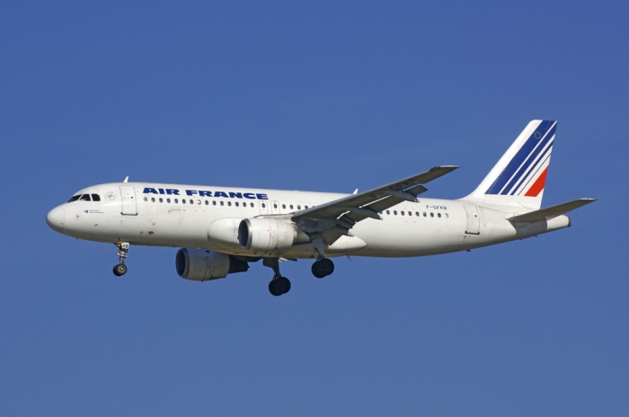 Flugzeugtyp: A320-100, Fluggesellschaft: Air France (AF/AFR), Kennzeichen: F-GFKB, Flughafen: Frankfurt am Main, Datum: 04.M&auml;rz 2007, Bild: Steffen Remmel