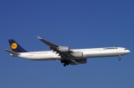 Flugzeugtyp: A340-600, Fluggesellschaft: Lufthansa (LH/DLH), Kennzeichen: , Flughafen: Frankfurt am Main, Datum: 28.Januar 2006, Bild: Steffen Remmel