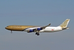 Flugzeugtyp: A340-300, Fluggesellschaft: Gulf Air (GF/GFA), Kennzeichen: , Flughafen: Frankfurt am Main, Datum: 19.August 2006, Bild: Steffen Remmel