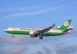 Flugzeugtyp: MD11, Fluggesellschaft: EVA Air (BR/EVA), Kennzeichen: B-16110, Flughafen: Frankfurt am Main, Datum: 17.Dezember 2006, Bild: Steffen Remmel