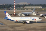 Flugzeugtyp: A320-200, Fluggesellschaft: Ural Airlines (U6/SVR), Kennzeichen: VP-BQY, Flughafen: Düsseldorf, Datum: 12.August 2007, Bild: Steffen Remmel