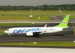Flugzeugtyp: B737-800, Fluggesellschaft: EuroCypria Airlines (UI/ECA), Kennzeichen: 5B-DBR, Flughafen: Düsseldorf, Datum: 06.August 2009, Bild: Steffen Remmel