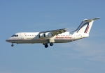 Flugzeugtyp: BAe 146-300 (Avro RJ100), Fluggesellschaft: Albanian Airlines (LV/LBC), Kennzeichen: ZA-MEV, Flughafen: Frankfurt am Main, Datum: 31.Juli 2010, Bild: Steffen Remmel